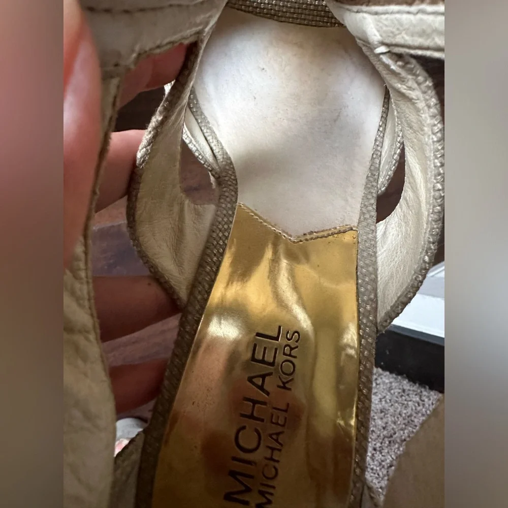Michael kors Damita sandal textile upper wedge